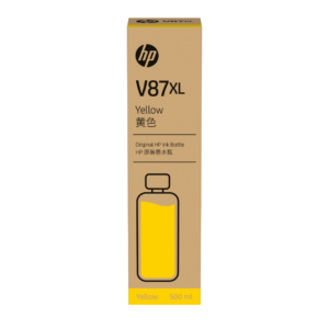 Botella de Tinta HP V87XL Amarillo 500ml